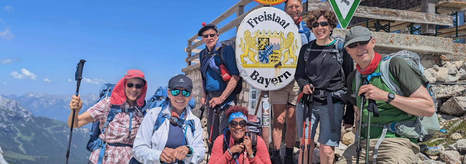 Stunning high pass as we head over from Germany to Austria