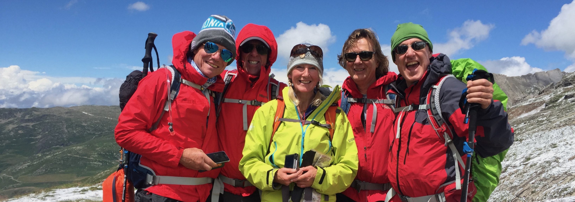 All dressed up for the weather on the TMB&nbsp;