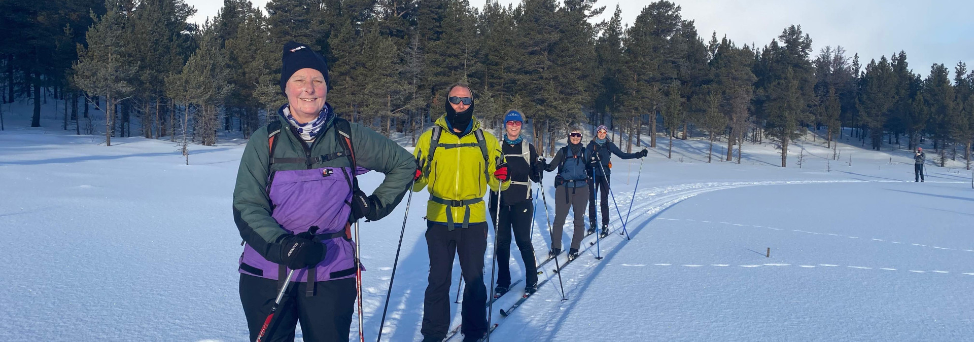 Out on the cross-country ski trails 