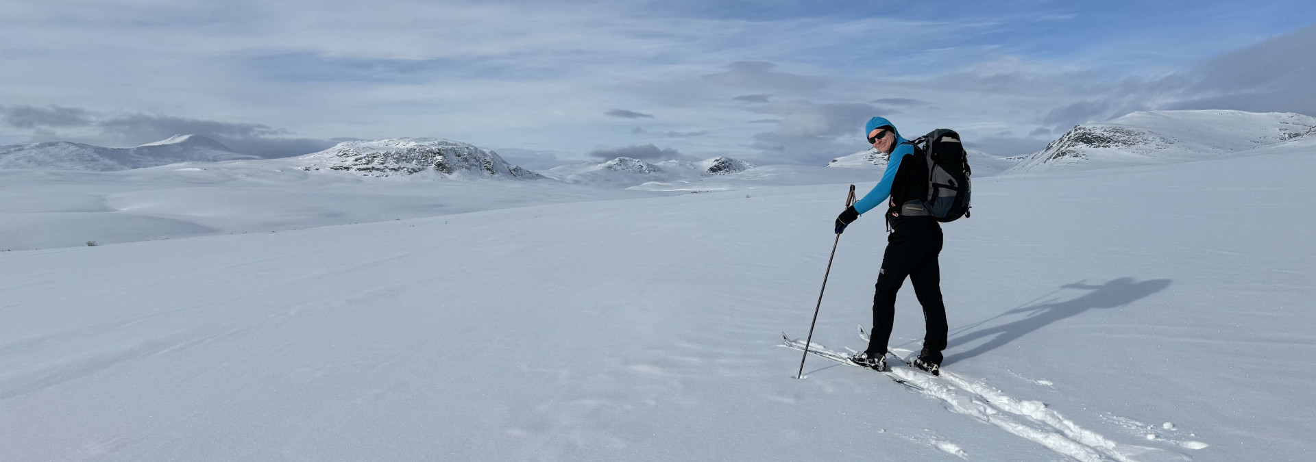 Exploring wild places in winter