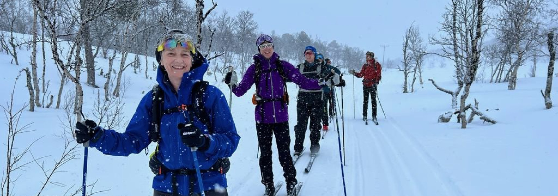 Enjoying the Norwegian ski trails 