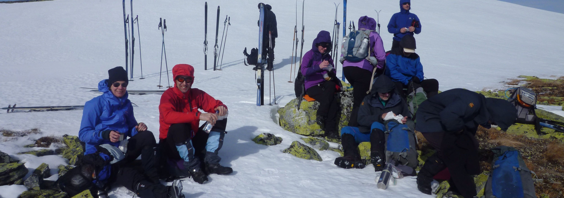 Nordic ski tour lunch & photo op!