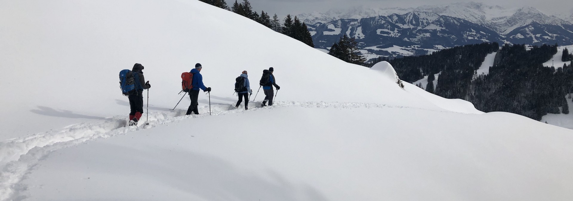 Snowshoeing in the Allg&auml;u Alps