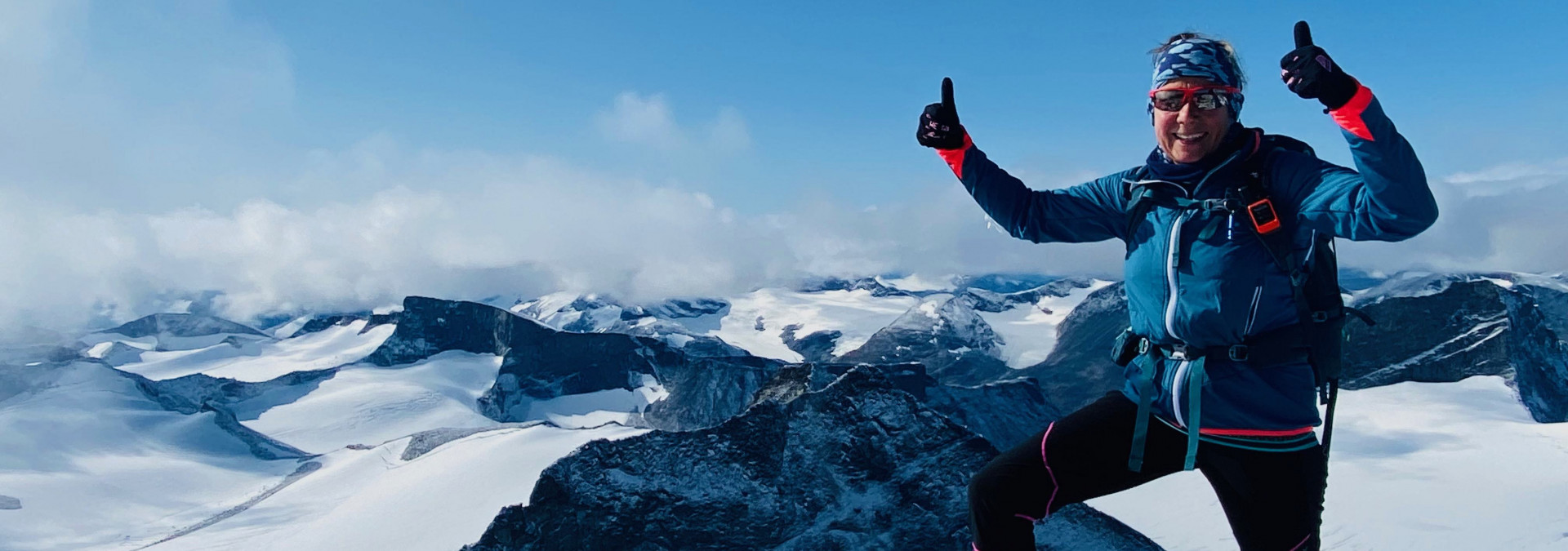 The summit of the highest mountain in Northern Europe&nbsp;