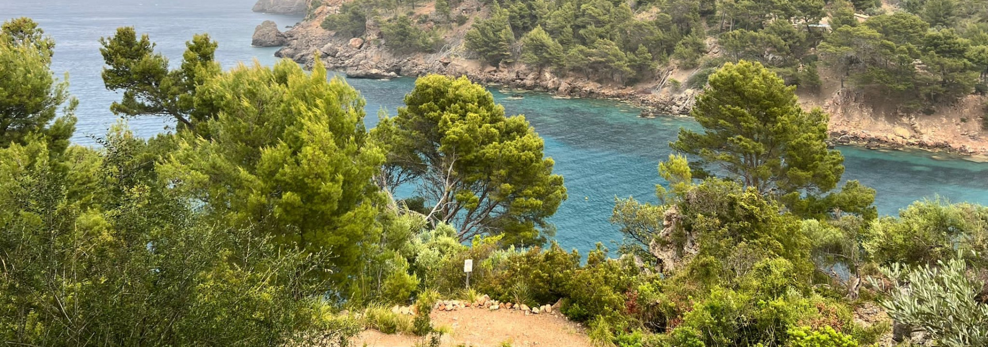 Breathtaking view along the GR221