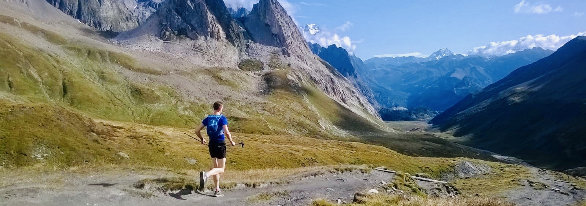 Glorious view on our guided run.