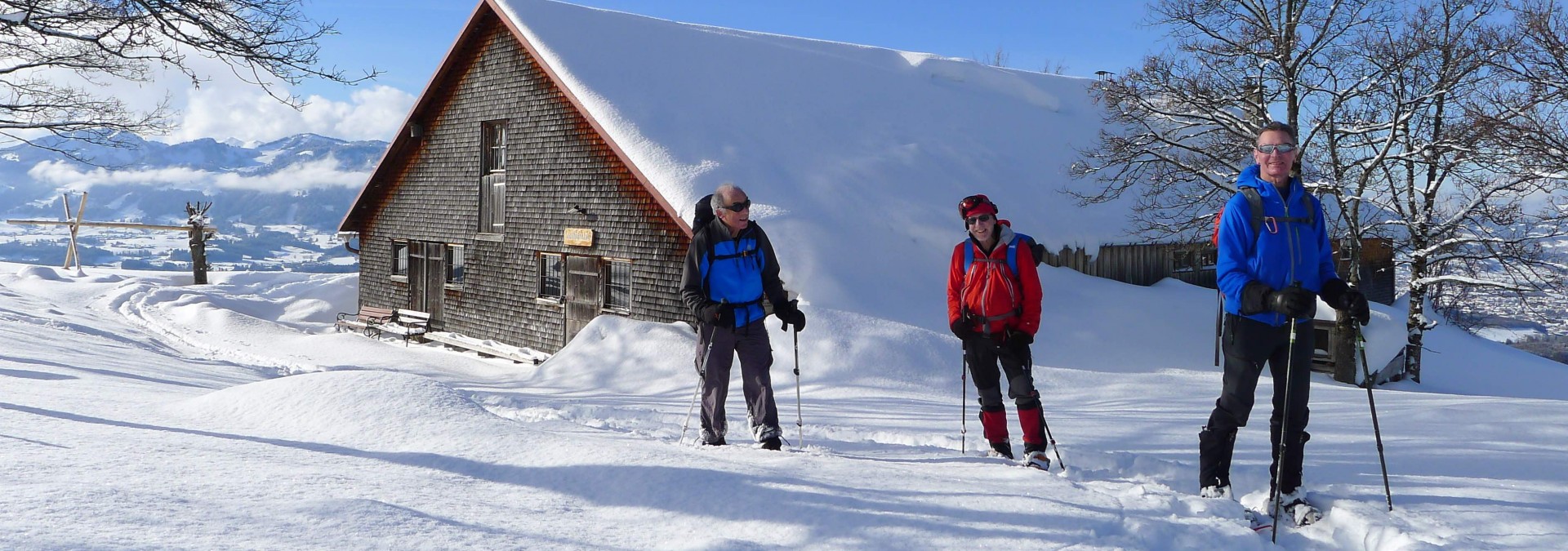 snowshoeing in the Allg&auml;u Alps