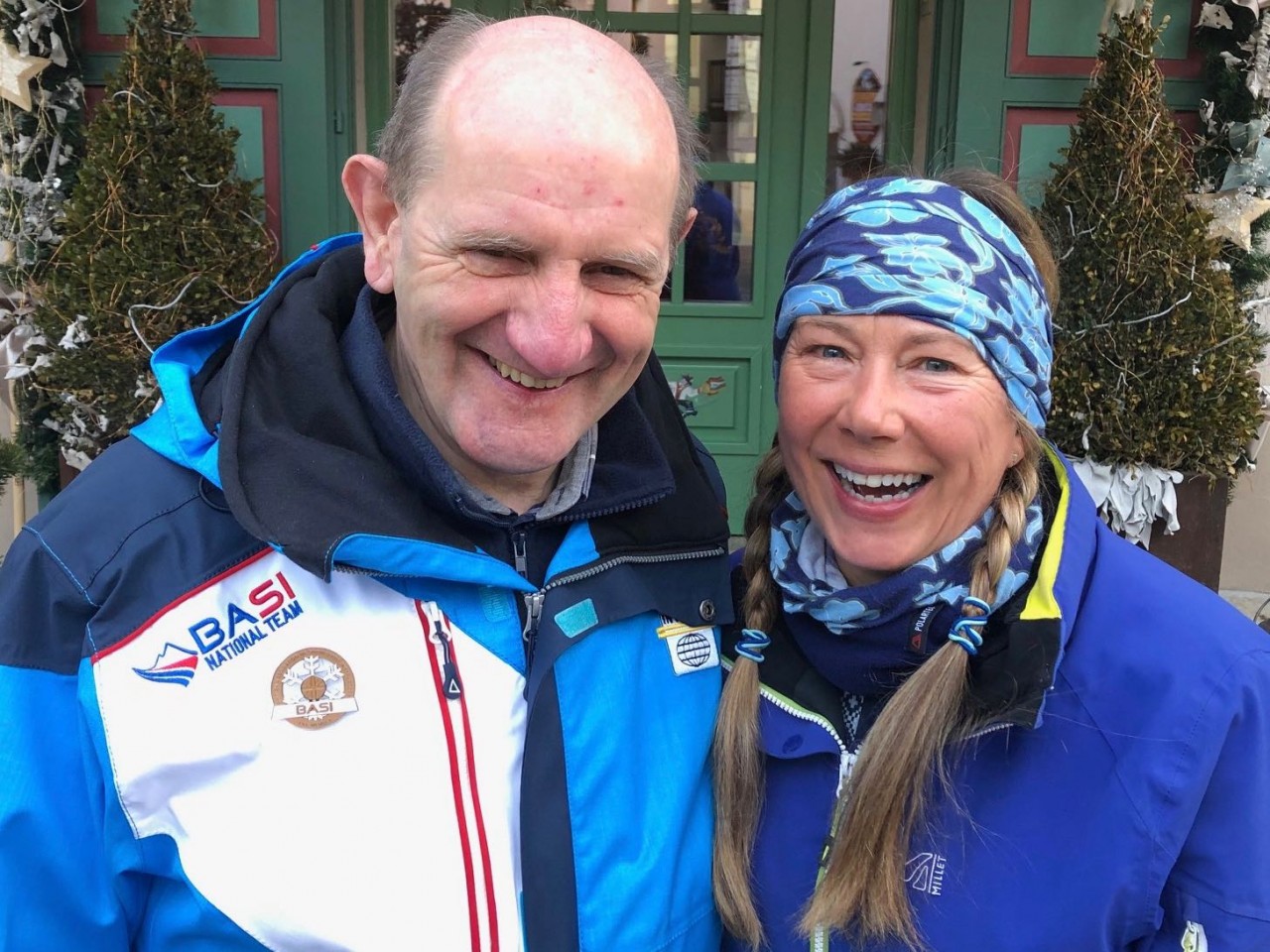 Smiles all round as BASI's Dave Renouf congratulates Tracks and Trails!